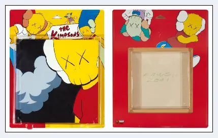 周杰伦首次策展，孙宇晨以250万港元拍得KAWS“包装画”作品 | 美术作品拍卖百科