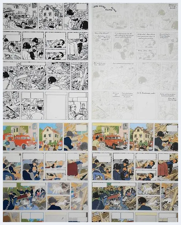 《丁丁历险记》中国元素封面画稿刷新漫画拍卖纪录 | 美术作品拍卖