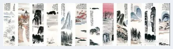 中国最贵艺术品：齐白石《山水十二条屏》收藏始末 | 艺术品新闻